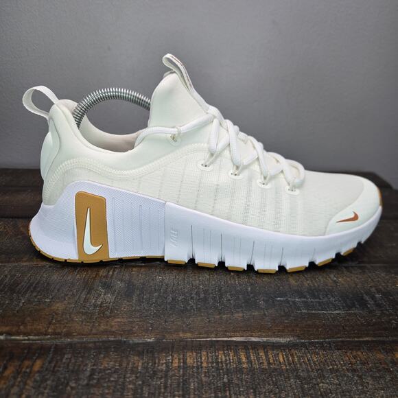 NEW Nike Free Metcon 6 Womens Size 11 Training Shoes Monarch White FJ7126-103 - Picture 5 of 12